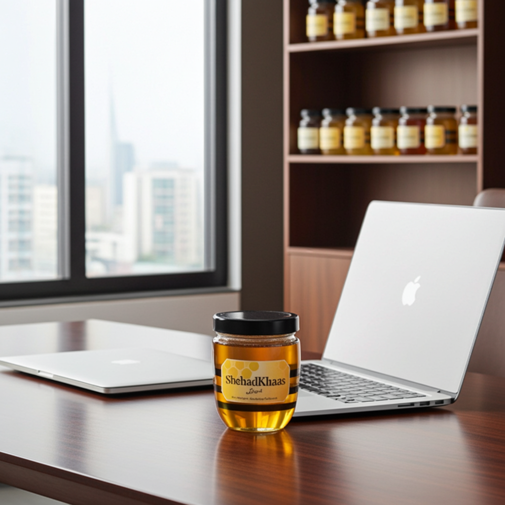 ShehadKhaas – 100% Pure Organic Desi Bee Honey | Premium Export Quality Khalis Shehed (Bari Makhii / Big Bee)